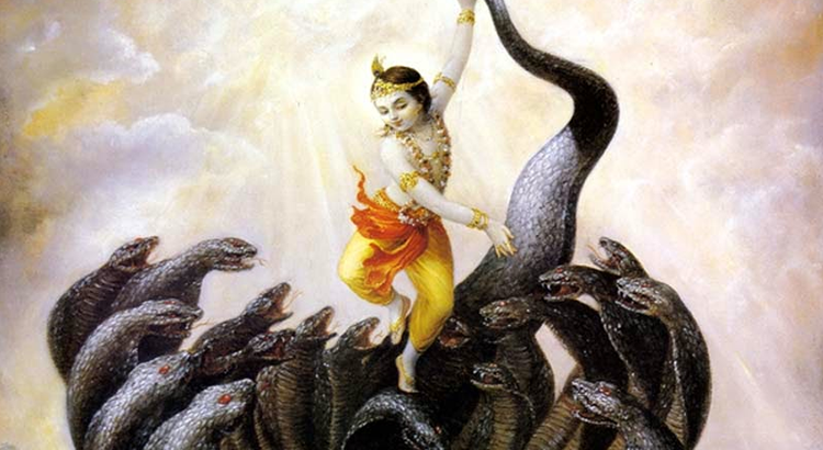 Kaliya The poisonous Naga living in the Yamuna River